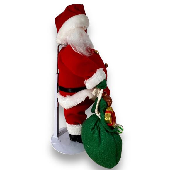 Vintage Santa Claus Figurine Red Suit Toys 13” Christmas - Picture 5 of 7